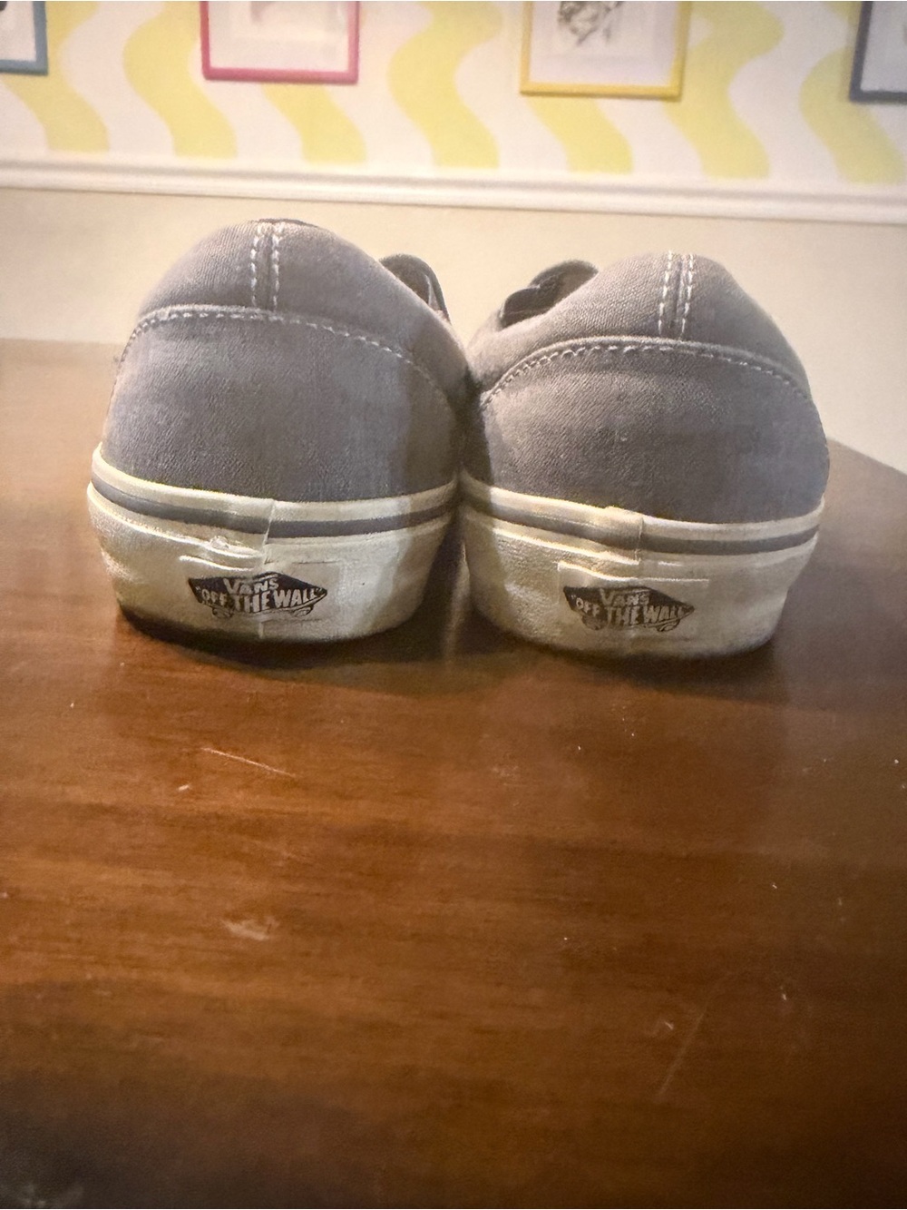 Vans Slip-On Canvas Loafers in Gray size 11.5 - Picture 3 of 14
